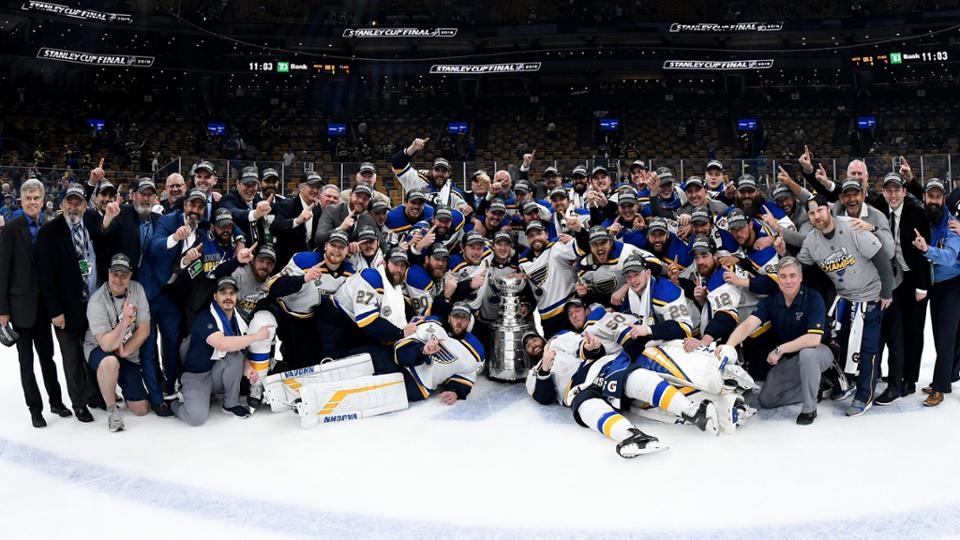 Blues Stanley Cup team photo